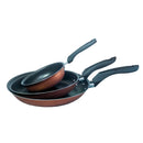 Conjunto de 3 frigideiras antiaderentes Globalflon Teflon com ovos fritos