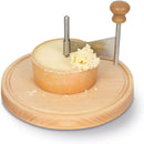 Conjunto de modelador de queijo e chocolate em aço inoxidável - fatiador multifuncional sem esforço, escamador à prova de ferrugem para rodas de queijo e delícias de confeitaria - item essencial de cozinha durável