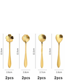 CONJUNTO DE COLHERES  PRIMAVERA PARA BOLO DE AÇO INOXIDÁVEL