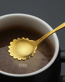 CONJUNTO DE COLHERES  PRIMAVERA PARA BOLO DE AÇO INOXIDÁVEL