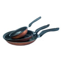 Conjunto de 3 frigideiras antiaderentes Globalflon Teflon com ovos fritos