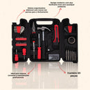 Jogo Kit de Ferramentas 53 Peças Maleta Serviços Gerais Multiuso Com Maleta Healer