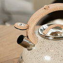 Chaleira de Apito com Indução - Brinox - Roma 2,7 litros - Cor Vanilla