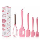 Super Conjunto de utensílios de cozinha antiaderente de silicone resistente