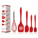 Super Conjunto de utensílios de cozinha antiaderente de silicone resistente