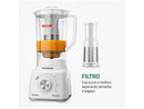 L-99-WG Mondial Turbo Power Blender with Filter 3 Speeds 500W White and Grey-220V
