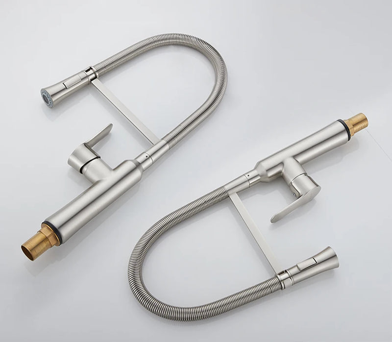 Torneira Cozinha Kitchen Faucets Hot And Cold Water Chrome Basin Sink Square Cozinha Taps Mixers Torneira De Cozinha