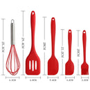 Super Conjunto de utensílios de cozinha antiaderente de silicone resistente