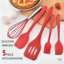 Super Conjunto de utensílios de cozinha antiaderente de silicone resistente