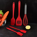 Super Conjunto de utensílios de cozinha antiaderente de silicone resistente