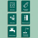 Tábua de Corte Antibacteriana À Prova De Mofo Com Alça Anti-rachaduras, de Cozinha.