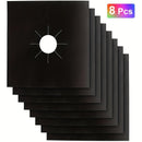 Protetor de fogão a gás reutilizável premium, revestimento protetor de queimador, extra grosso de 0,15 mm para limpeza de utensílios de cozinha