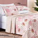 Cobre Leito Colcha BOOT 3 Peças King/Queen/Casal Dupla Face Matelassê Porta Travesseiro - Estampado Bouti