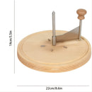 Conjunto de modelador de queijo e chocolate em aço inoxidável - fatiador multifuncional sem esforço, escamador à prova de ferrugem para rodas de queijo e delícias de confeitaria - item essencial de cozinha durável