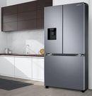 Geladeira Samsung RF49A Inverter Frost Free 3 Portas com Dispenser de Água 470L Inox Look