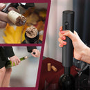 Kit Abridor De Vinho Automático Saca Rolha Elétrico Premium